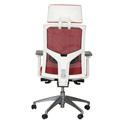 Huimei Red High Back Office Chair – Ergonomic Mesh Design Huimei Furniture