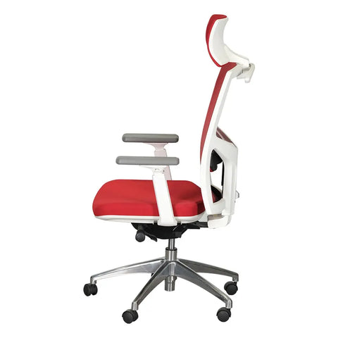Huimei Red High Back Office Chair – Ergonomic Mesh Design Huimei Furniture