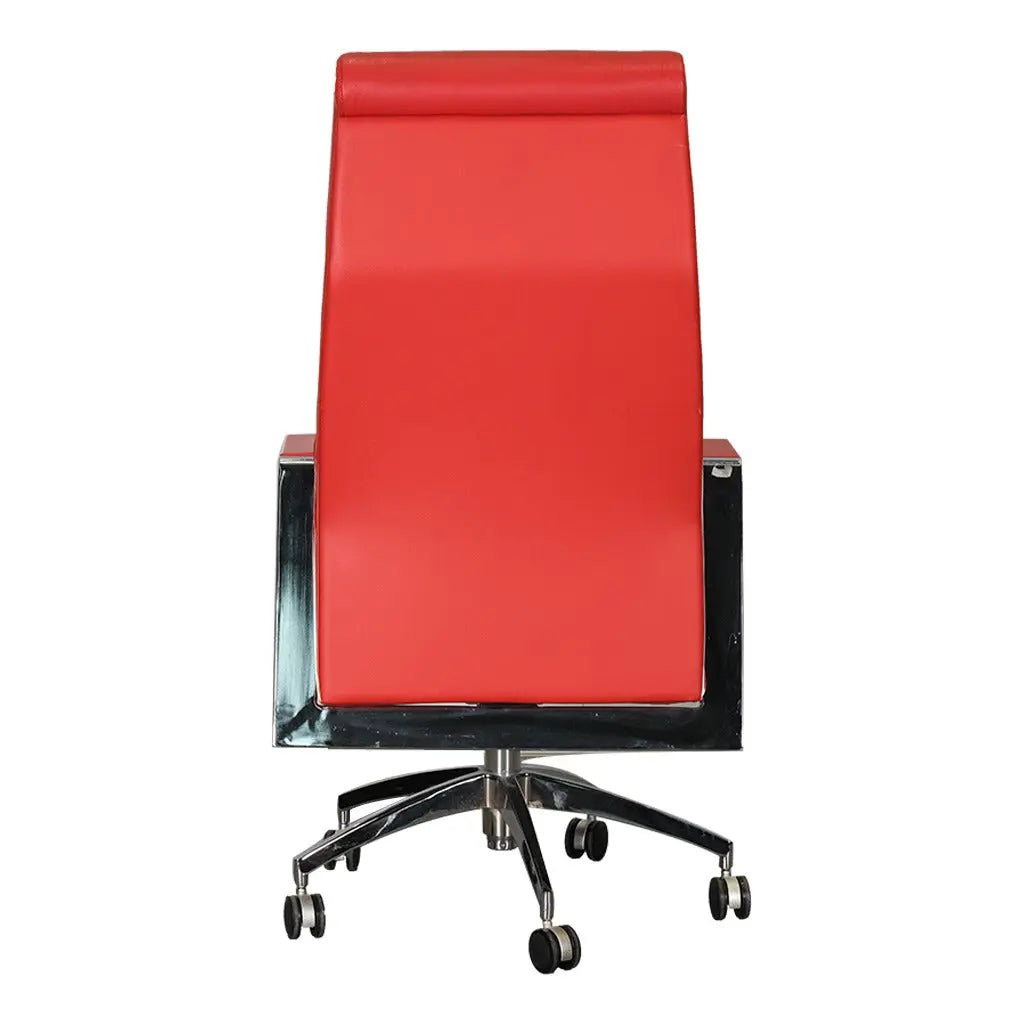 Huimei Red High Back Executive Office Chair – PU Leather Finish Huimei Furniture