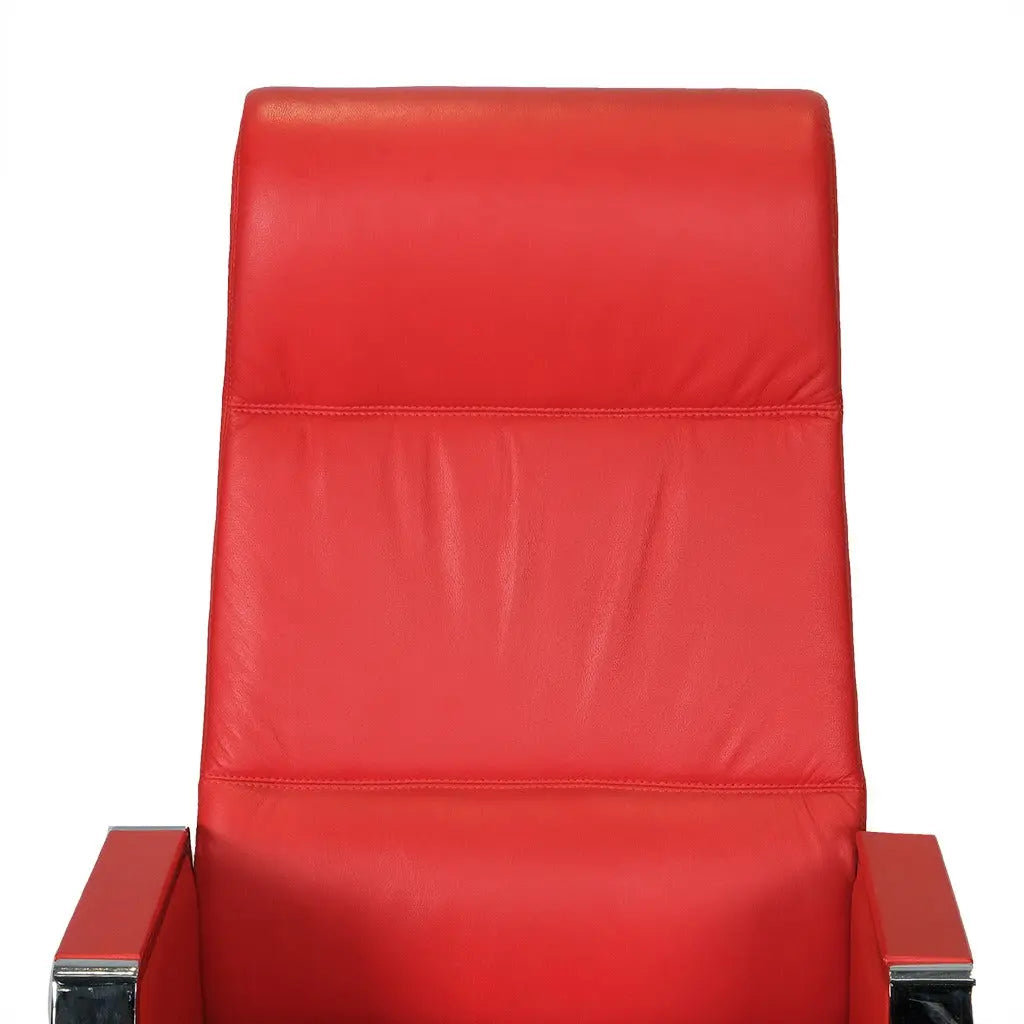 Huimei Red High Back Executive Office Chair – PU Leather Finish Huimei Furniture
