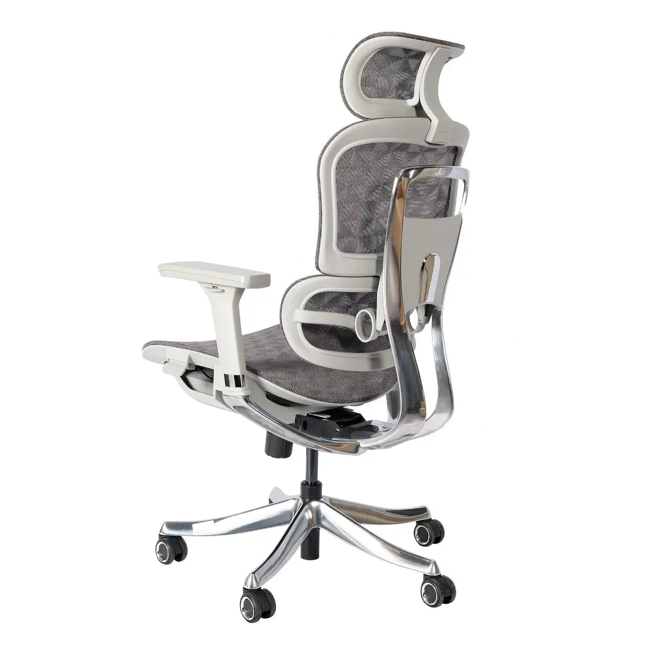 Huimei High Back Medicate Design Office Chair – Silver & Grey Huimei Furniture