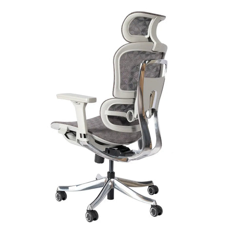 Huimei High Back Medicate Design Office Chair – Silver & Grey Huimei Furniture