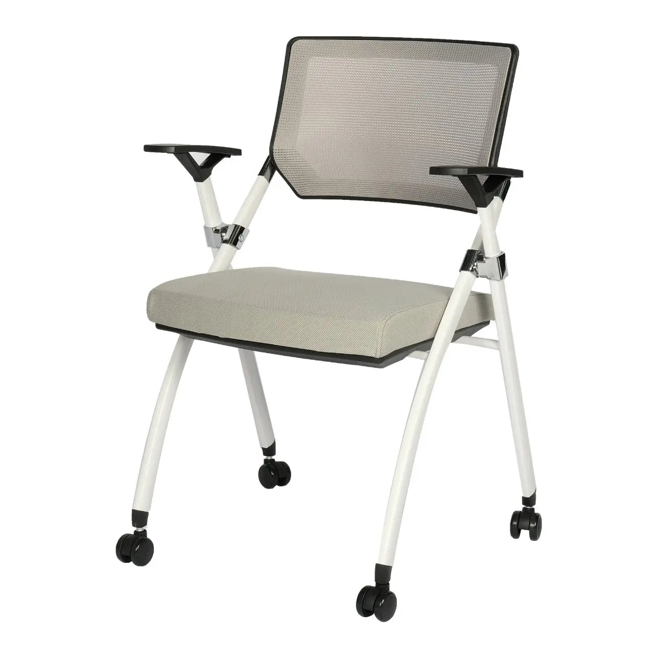 Huimei Foldable Student / Training Chair – Grey Color Huimei Furniture