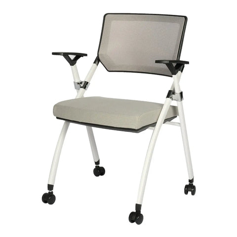 Huimei Foldable Student / Training Chair – Grey Color Huimei Furniture