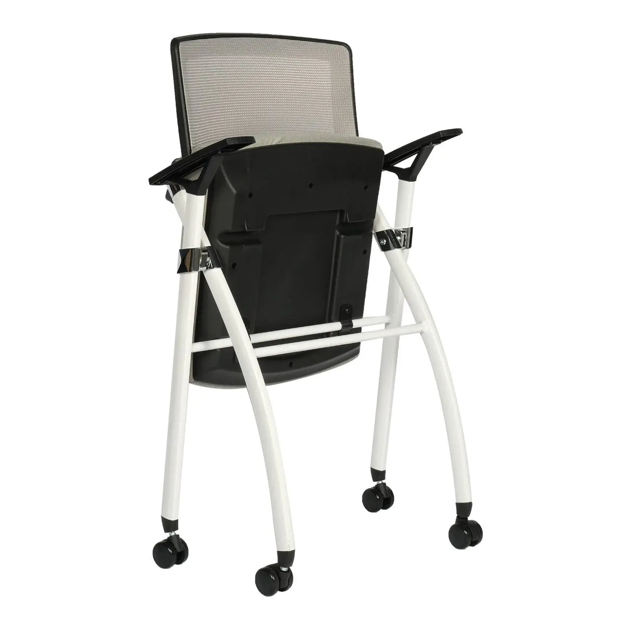 Huimei Foldable Student / Training Chair – Grey Color Huimei Furniture
