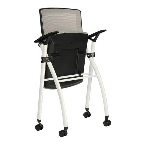 Huimei Foldable Student / Training Chair – Grey Color Huimei Furniture