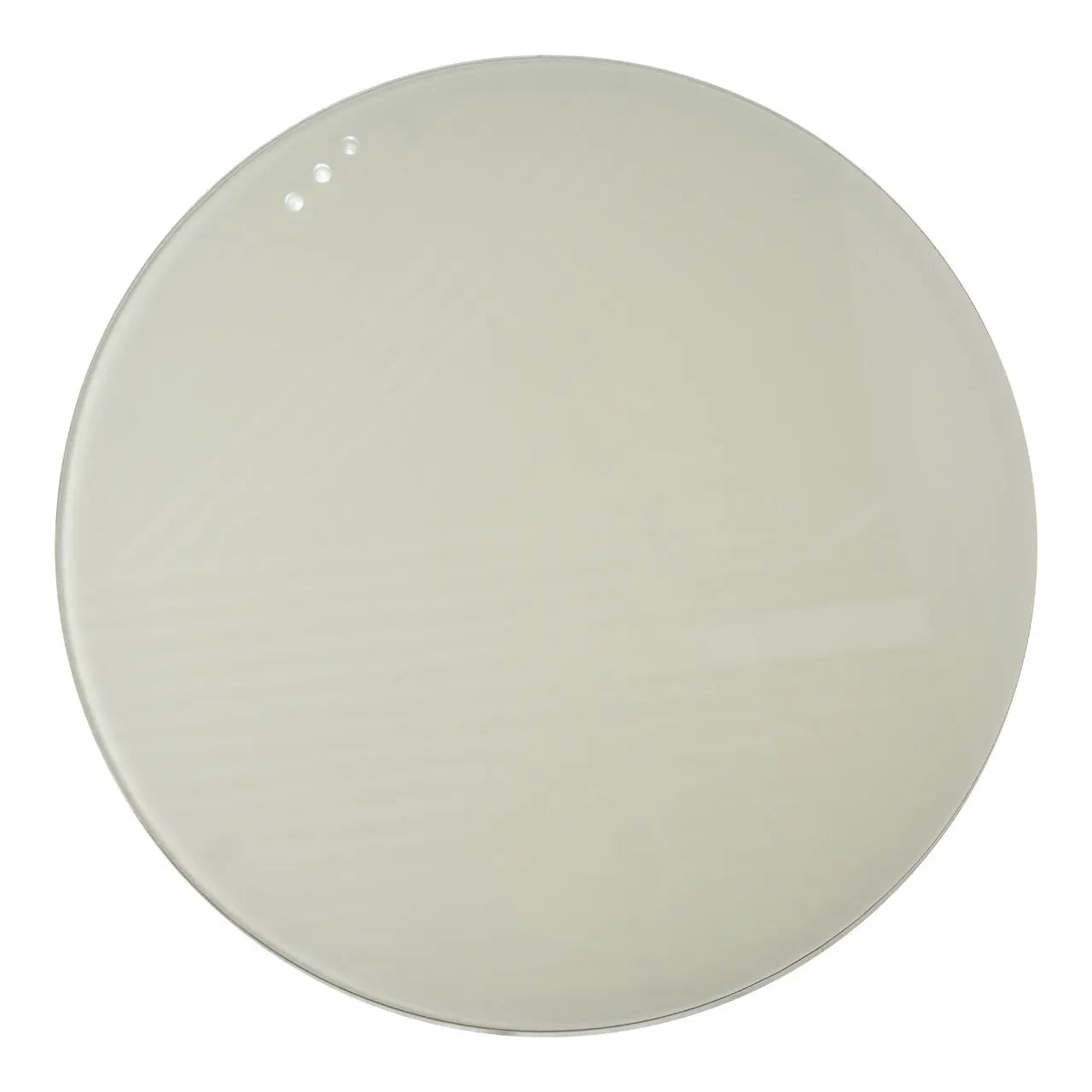 Huimei Coffee Table with Tempered Glass Top and Stainless Steel Base – White & Silver (80x80 cm) Huimei Furniture