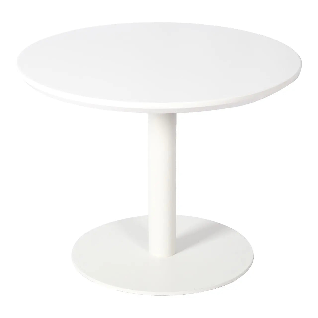 Huimei Round Shape Coffee Table Glossy White Color Huimei Furniture