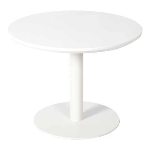 Huimei Round Shape Coffee Table Glossy White Color Huimei Furniture
