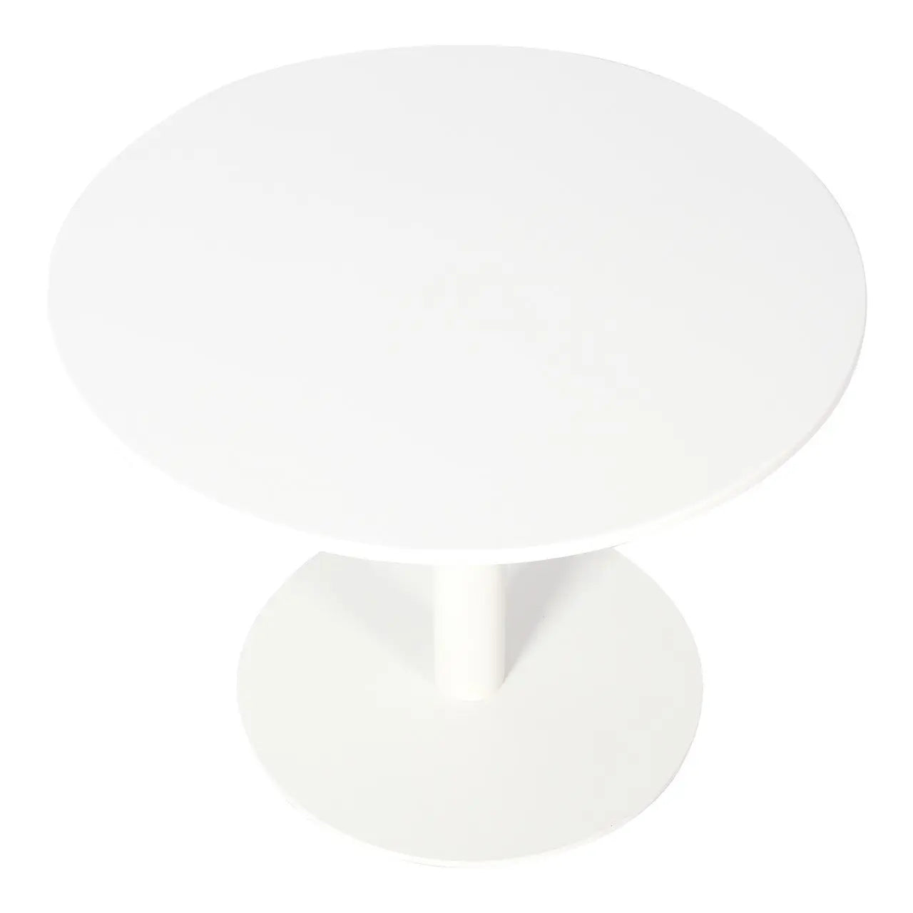 Huimei Round Shape Coffee Table Glossy White Color Huimei Furniture