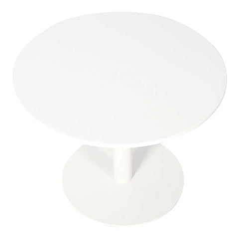 Huimei Round Shape Coffee Table Glossy White Color Huimei Furniture
