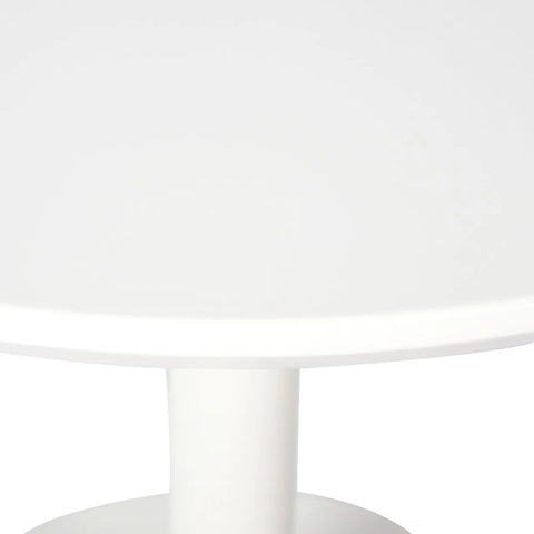 Huimei Round Shape Coffee Table Glossy White Color Huimei Furniture