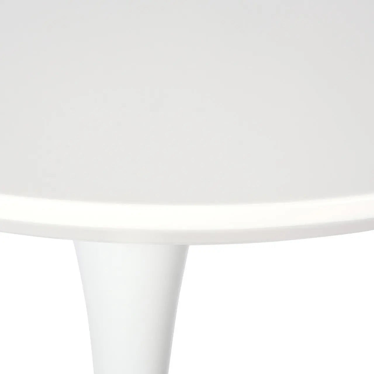 Huimei Round Shape Coffee Table Glossy White Color Huimei Furniture