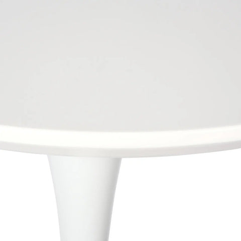 Huimei Round Shape Coffee Table Glossy White Color Huimei Furniture