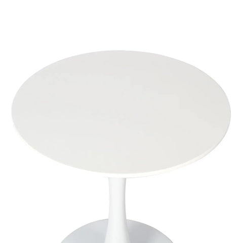 Huimei Round Shape Coffee Table Glossy White Color Huimei Furniture