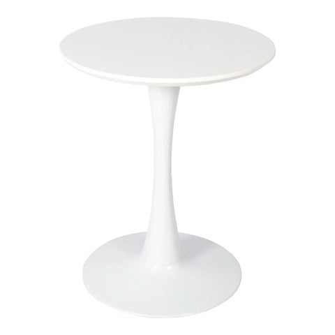Huimei Round Shape Coffee Table Glossy White Color Huimei Furniture