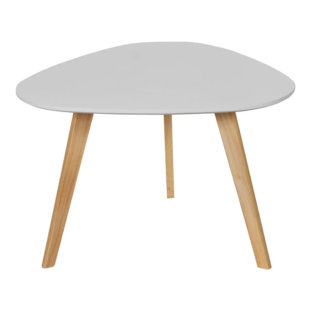 Huimei Triangle-Shaped Coffee Table White Color Huimei Furniture