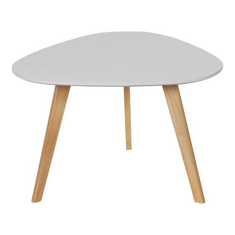 Huimei Triangle-Shaped Coffee Table White Color Huimei Furniture