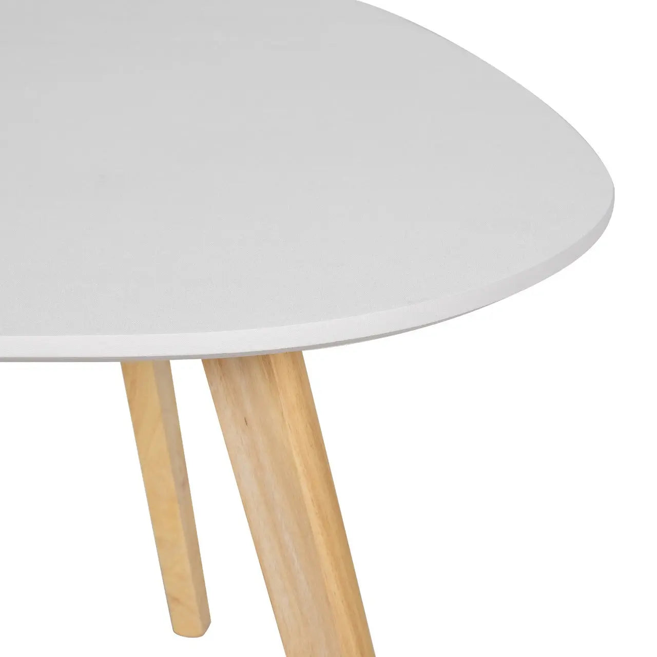 Huimei Triangle-Shaped Coffee Table White Color Huimei Furniture