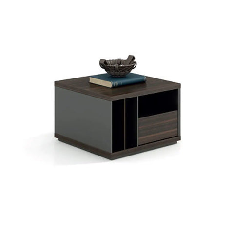Huimei Modern Coffee Table with Storage Shelves and Drawers – Brown Color Huimei Furniture