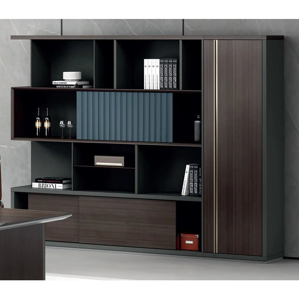Huimei Office Cabinet, Brown Color (260 CM) Huimei Furniture