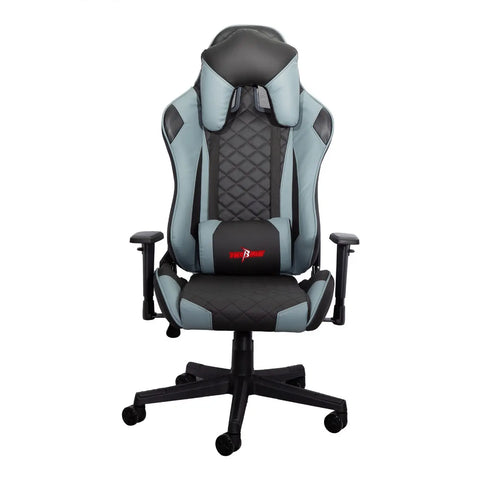 Huimei Grey Ergonomic Gaming Chair with Adjustable Armrests & Lumbar Support Huimei Furniture