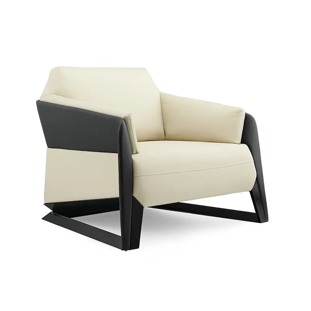 Huimei Premium PU Leather Office Sofa Set – Off White (Single, Three-Seater & Full Set) Huimei Furniture