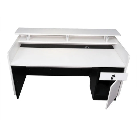 Huimei Modern White Reception Desk – Available in 160cm, 180cm & 200cm Sizes Huimei Furniture