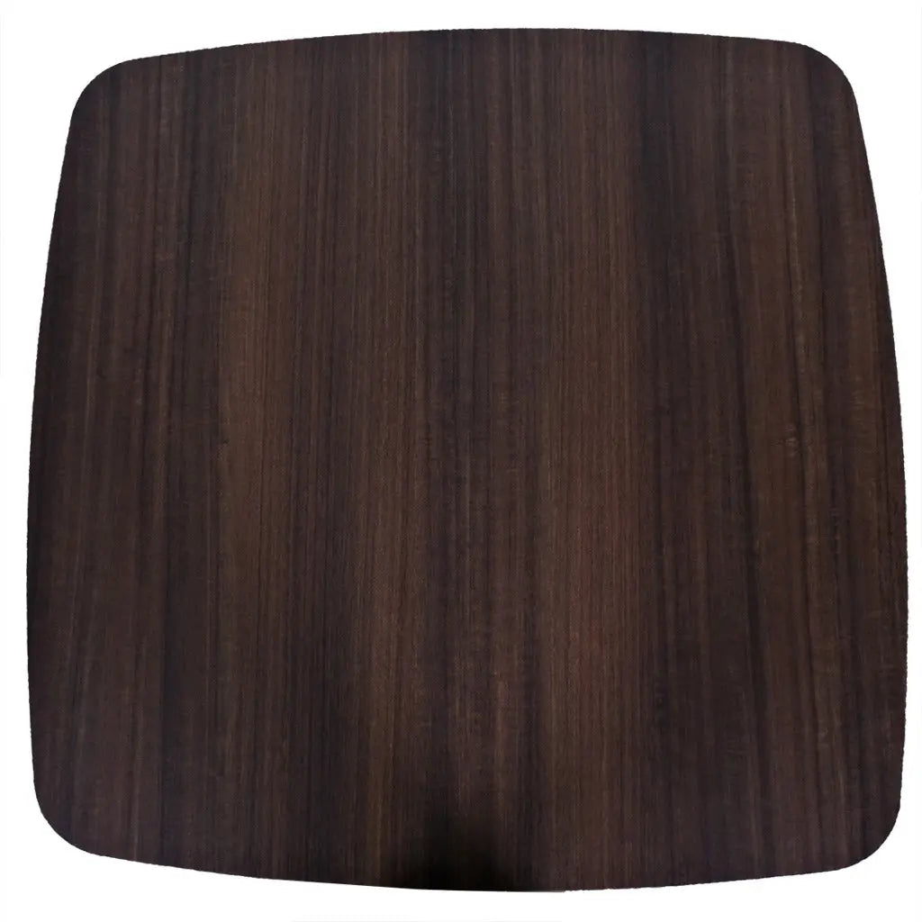 Huimei Brown Square Meeting Table with Metal Base Huimei Furniture