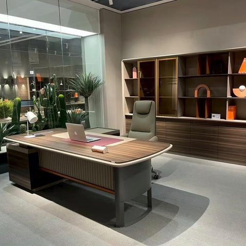 Huimei Executive Office Table LX-240 Brown Color