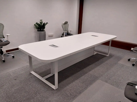 Meeting Table 180cm 220cm 320cm 550cm, White Color Huimei Furniture