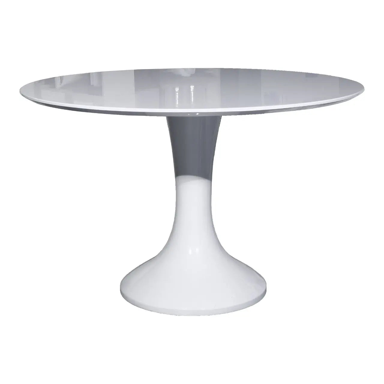 Huimei Round Shape Meeting Table – Glossy White Finish Huimei Furniture