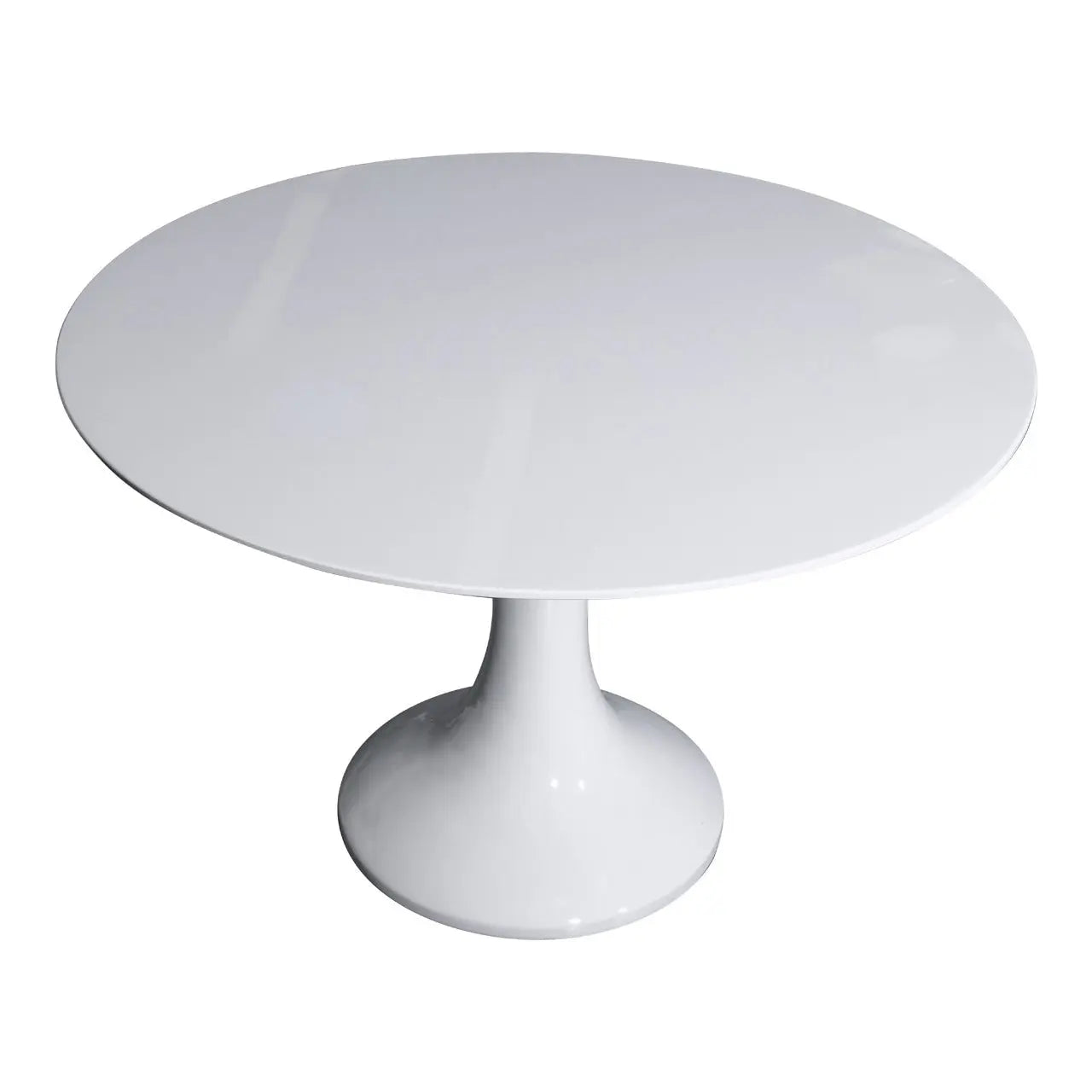 Huimei Round Shape Meeting Table – Glossy White Finish Huimei Furniture