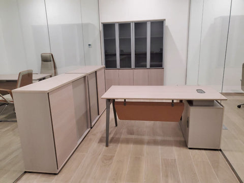 Huimei Executive Office Table, Matt White Color, YD-160