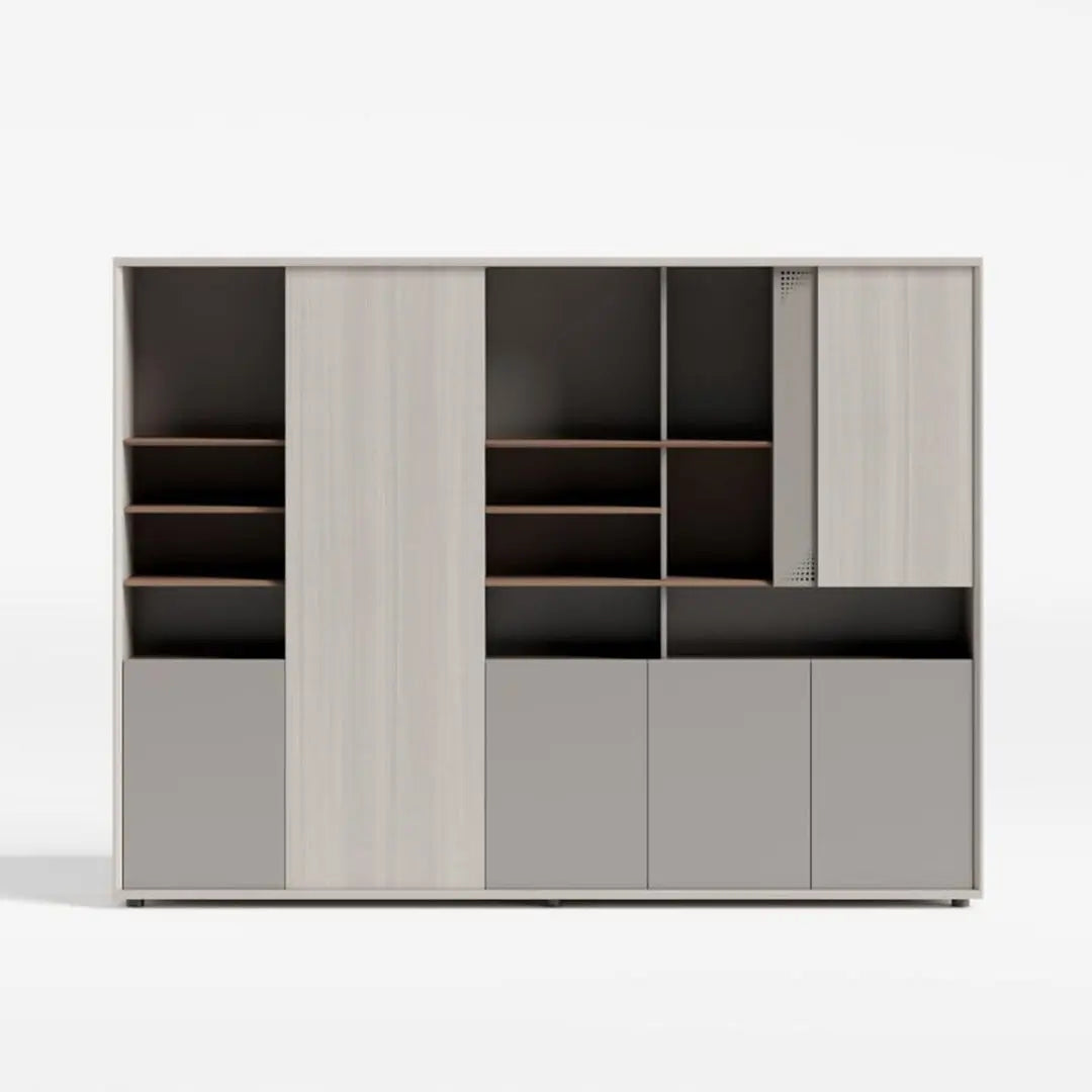Huimei YD-C240 Office Cabinet, White Oak Color Huimei Furniture