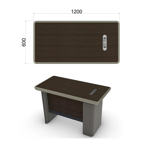 Huimei Executive Office Table, Brown Color Huimei Furniture