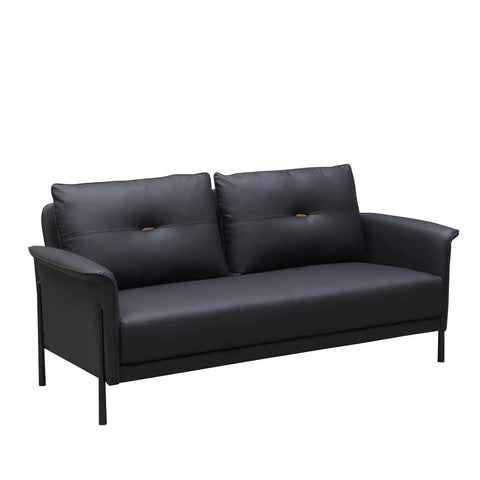 Huimei XP-233 Office Sofa Set – PU Leather, 3+1+1, Black / White Huimei Furniture